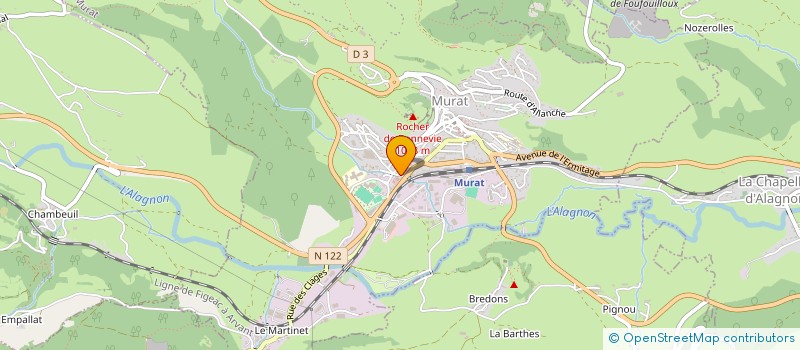 localisation de l'entreprise ASS DES PARENTS D ELEVES à MURAT