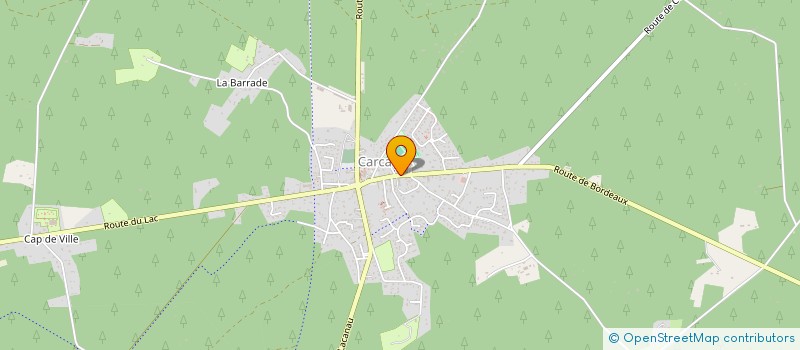 localisation de l'entreprise ASS DES PARENTS D'ELEVES DE CARCANS à CARCANS
