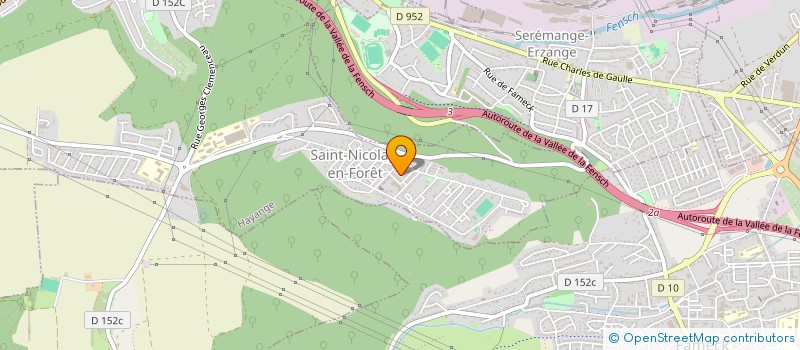 localisation de l'entreprise ASS DES PARENTS D'ELEVES DE HAYANGE à HAYANGE