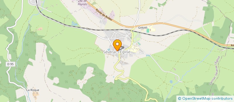 localisation de l'entreprise ASS DES PARENTS D ELEVES DE L ECOLE DE CRUEJOULS  PALMAS D'AVEYRON