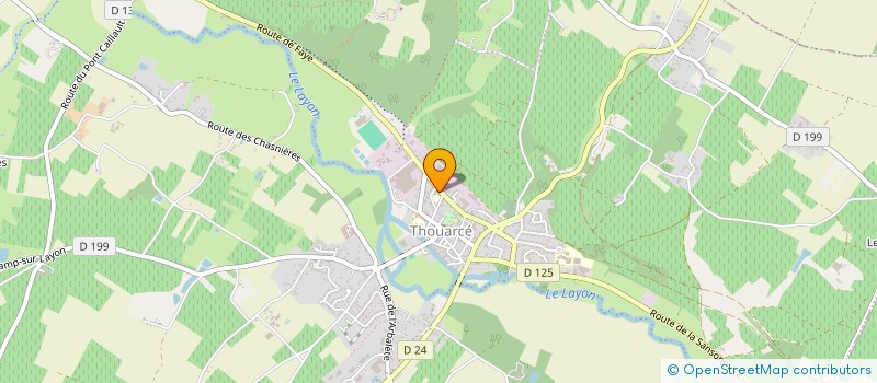 localisation de l'entreprise ASS DES PARENTS D'ELEVES DE L'ECOLE JULES SPAL  BELLEVIGNE-EN-LAYON