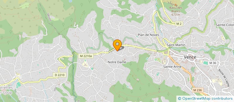 localisation de l'entreprise ASS DES PARENTS D'ELEVES DE L'ECOLE PRIMAIRE DE TOURRETTES-SUR-LOUP à TOURRETTES-SUR-LOUP