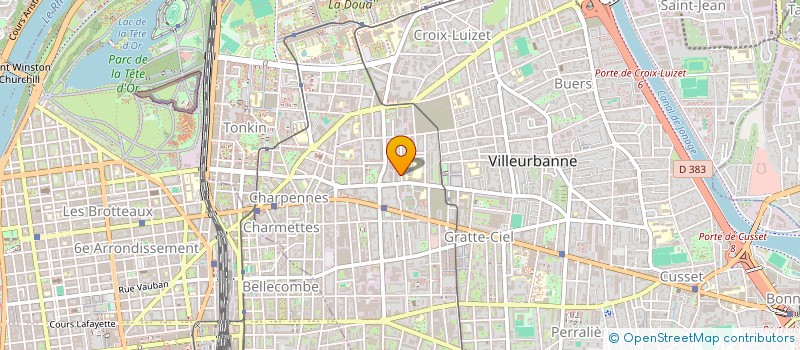 localisation de l'entreprise ASS DES PARENTS D ELEVES DE L  ENSEIGNEMENT PUBLIC PEEP DU COLLEGE ET LYCEE JEAN PERRIN DE LYON 9  VILLEURBANNE