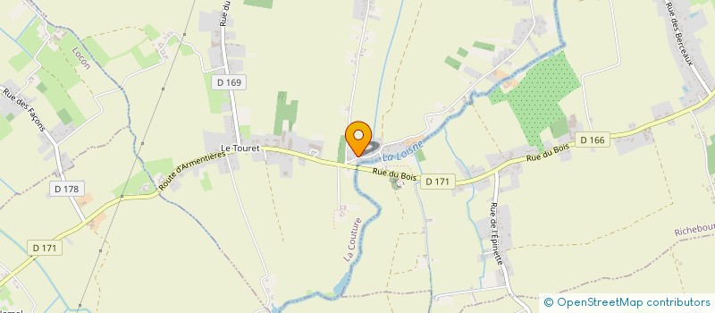 localisation de l'entreprise ASS DES PARENTS D ELEVES DE LA COUTURE  LA COUTURE