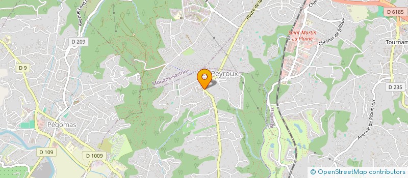 localisation de l'entreprise ASS DES PARENTS D'ELEVES DE LA ROQUETTE VILLAGE à LA ROQUETTE-SUR-SIAGNE