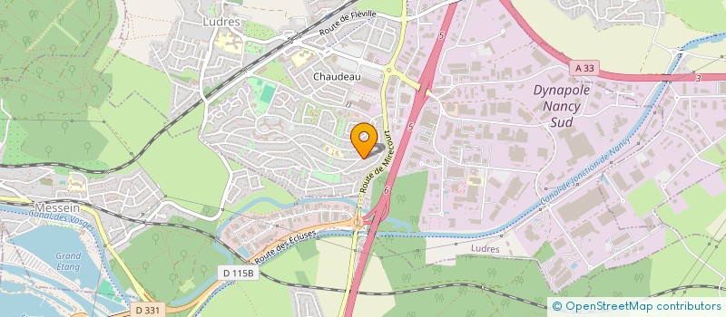 localisation de l'entreprise ASS DES PARENTS D'ELEVES DE LUDRES ET FLEVILLE  LUDRES