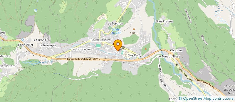 localisation de l'entreprise ASS DES PARENTS D'ELEVES DE MEGEVETTE à MEGEVETTE