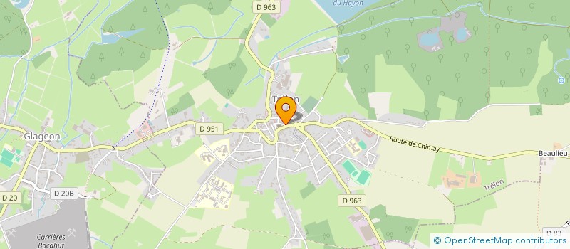 localisation de l'entreprise ASS DES PARENTS D ELEVES DE TRELON  TRELON