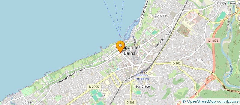 localisation de l'entreprise ASS DES PARENTS D'ELEVES DU L.T.H. THONON à THONON-LES-BAINS