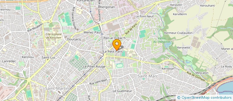 localisation de l'entreprise ASS DES PARENTS D'ELEVES DU PETIT PARIS ARMORICAINE à BREST