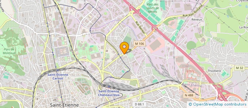 localisation de l'entreprise ASS DES PARENTS D'ELEVES ECOLE DU SOLEIL à SAINT-ETIENNE