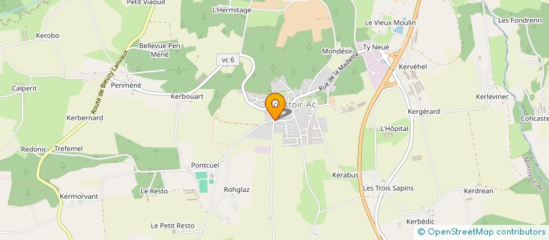 localisation de l'entreprise ASS DES PARENTS D'ELEVES ENSEIGNE LIBRE  MOUSTOIR-AC