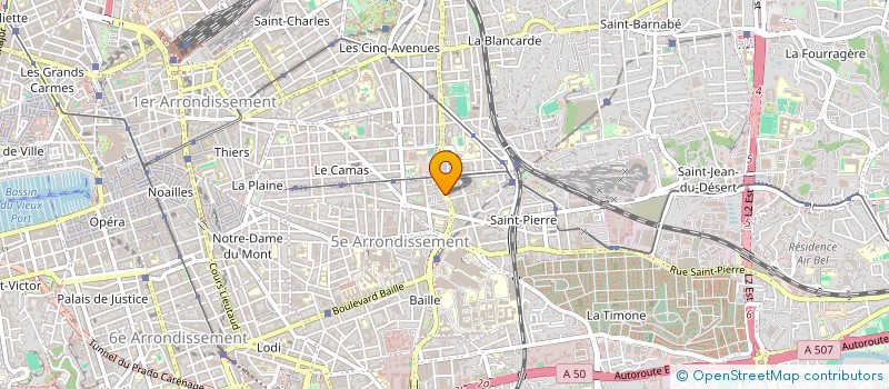 localisation de l'entreprise ASS DES PARENTS DE LA CRECHE DORIA à MARSEILLE