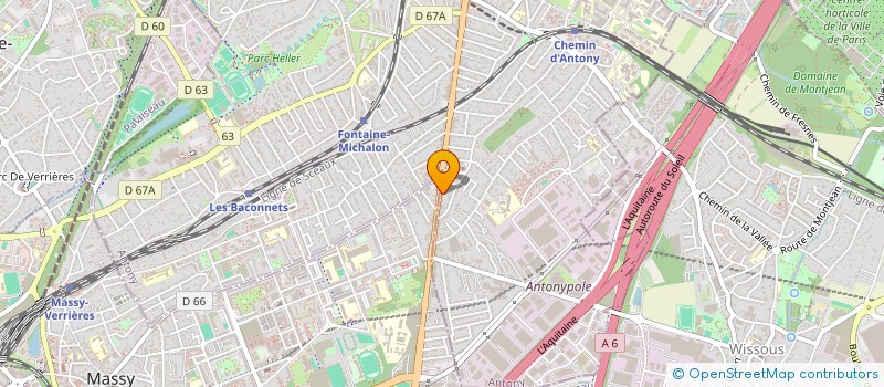 localisation de l'entreprise ASS  DES PARENTS DES ETUDIANTS DE PCEM à ANTONY