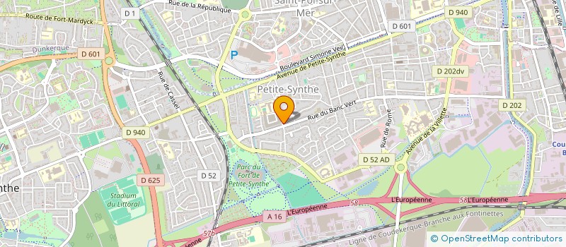 localisation de l'entreprise ASS DES PARENTS ELEVES DU COLLEGE JEAN ZAY à DUNKERQUE