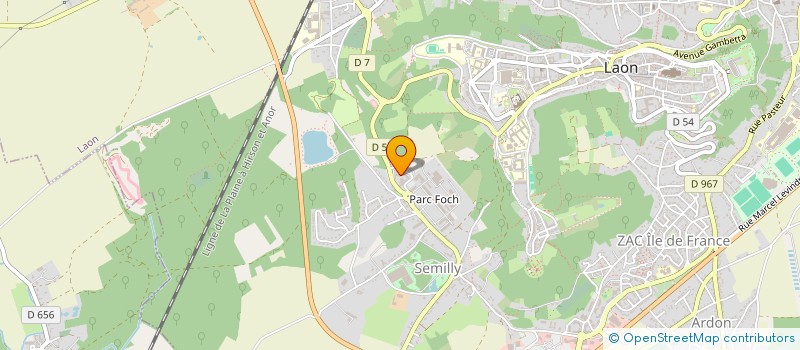 localisation de l'entreprise ASS DES PARENTS ET AMIS DU CONSERVATOIRE à LAON
