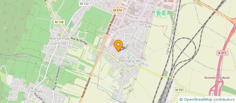 localisation de l'entreprise ASS DES PATIENTS DE LA MALADIE DE FABRY  PERRIGNY-LES-DIJON