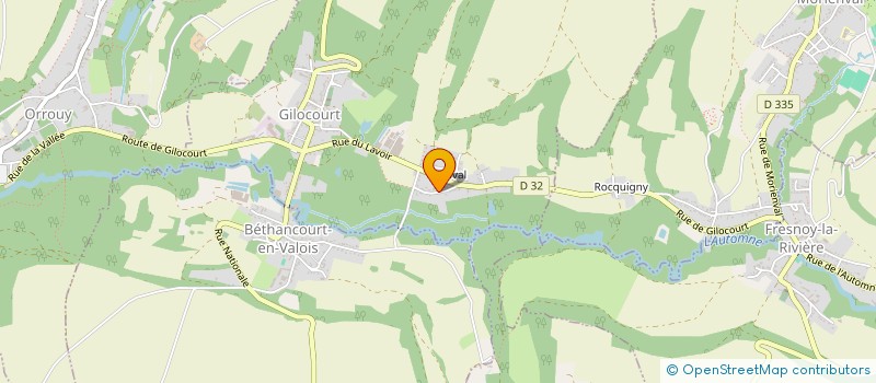 localisation de l'entreprise ASS DES PECHEURS D ORROUY  ORROUY