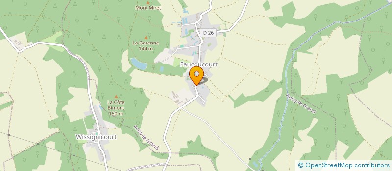 localisation de l'entreprise ASS DES PECHEURS DE FAUCOUCOURT à ANIZY-LE-GRAND