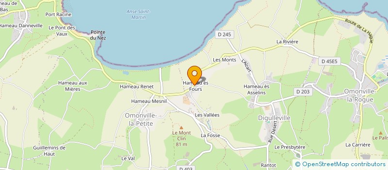 localisation de l'entreprise ASS DES PECHEURS PLAISANCIERS DE LA NAUE  LA HAGUE