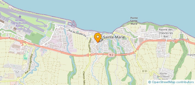 localisation de l'entreprise ASS DES PECHEURS SPORTIVES CULTURELLES DE SAINTE-MARIE à SAINTE-MARIE