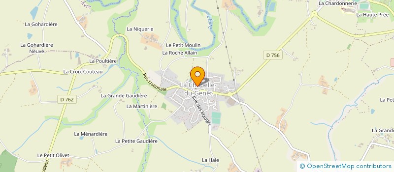 localisation de l'entreprise ASS DES PEINTRES AMATEURS DE BEAUPREAU à BEAUPREAU-EN-MAUGES