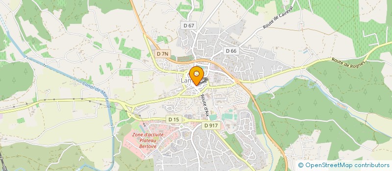 localisation de l'entreprise ASS DES PEINTRES DU CHATEAU DE SEVIGNE  LAMBESC