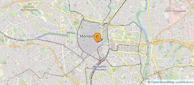 localisation de l'entreprise ASS DES PENITENTS BLANCS à MONTPELLIER