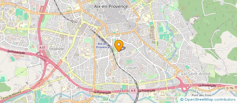 localisation de l'entreprise ASS DES PERSONNELS DU CROUS D AIX MARSEILLE  AIX-EN-PROVENCE