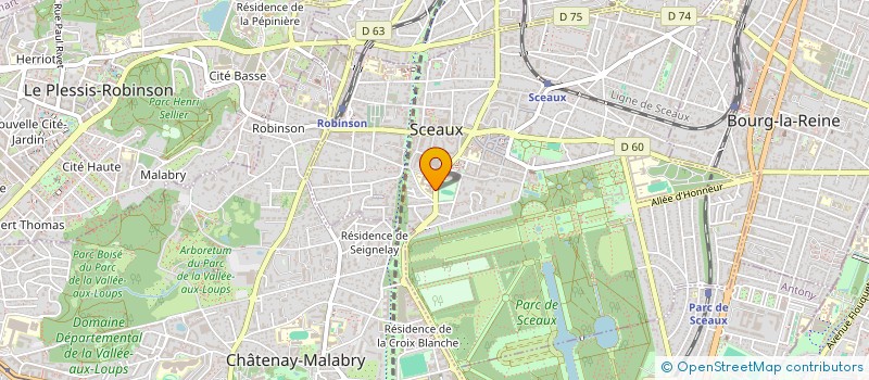 localisation de l'entreprise ASS DES PERSONNELS ENSEIGNANTS ET ATOS DE L'IUT DE SCEAUX à SCEAUX