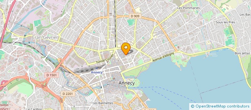 localisation de l'entreprise ASS DES PERSONNELS ENSEIGNEMENT PUBLIC74 à ANNECY