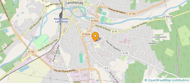 localisation de l'entreprise ASS DES PERSONNES AGEES SANS FRONTIERE à ROMORANTIN-LANTHENAY