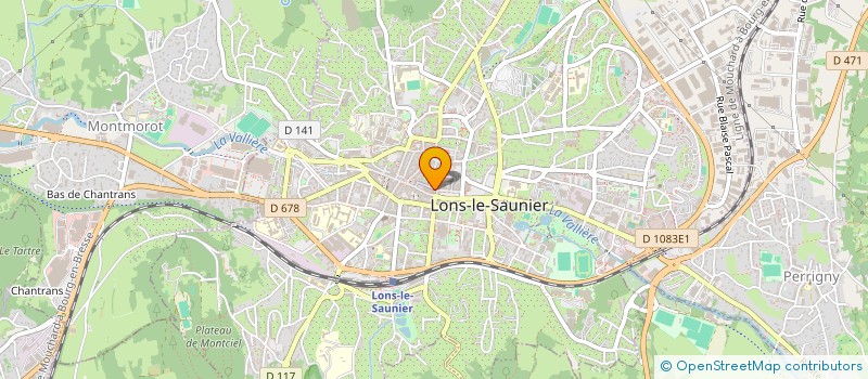 localisation de l'entreprise ASS DES PHOTOGRAPHES AMATEURS DU JURA à LONS LE SAUNIER