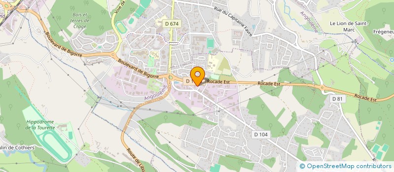 localisation de l'entreprise ASS DES PIEGEURS AGREES DE LA CHARENTE à PUYMOYEN