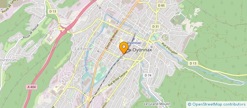 localisation de l'entreprise ASS DES PORTUGAIS D'OYONNAX à OYONNAX
