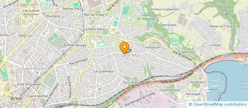 localisation de l'entreprise ASS DES PORTUGAIS REGION BREST à BREST