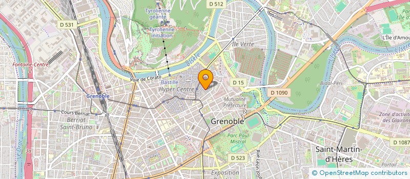 localisation de l'entreprise ASS DES POTIERES  GRENOBLE