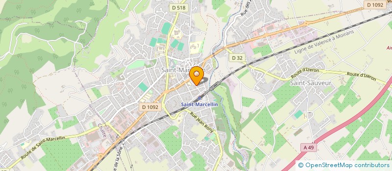 localisation de l'entreprise ASS DES PRODUCT DE ST MARCELLIN FERMIER  SAINT-MARCELLIN