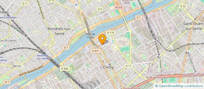 localisation de l'entreprise ASS DES PROFESSEURS D ALLEMAND EN FRANCE à CLICHY