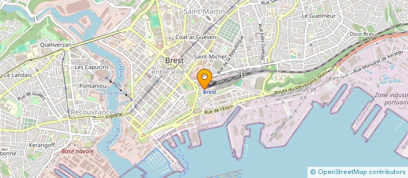 localisation de l'entreprise ASS DES PROFESSIONNELS DE LA COMMUNICATION à BREST