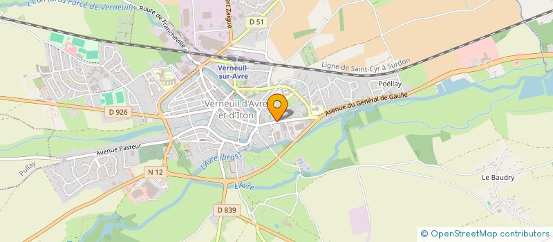 localisation de l'entreprise ASS DES PROFESSIONNELS DE MAINTENANCE  VERNEUIL D'AVRE ET D'ITON