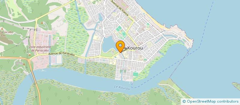 localisation de l'entreprise ASS DES PROP ET LOCATAIRES LOT CABALOU  KOUROU