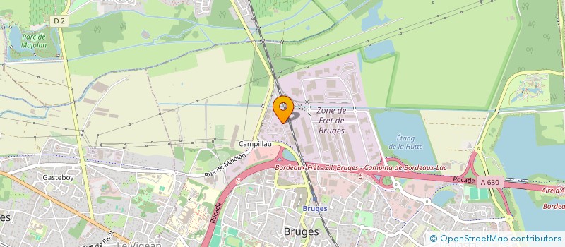 localisation de l'entreprise ASS DES PROPRIETAIRES Z I DE CAMPILLEAU à BRUGES