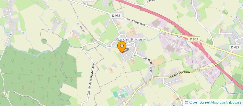 localisation de l'entreprise ASS DES QUARTIERS DU MOULIN DES LOUPS à ST AMAND-LES-EAUX