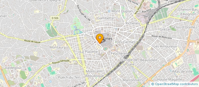 localisation de l'entreprise ASS DES RAZETEURS à NIMES