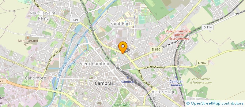 localisation de l'entreprise ASS DES RESEAUX D INITIATIVE LOCALE à CAMBRAI