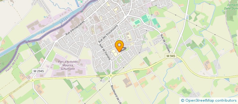 localisation de l'entreprise ASS DES RESIDENTS APOTHICAIRE à COMINES