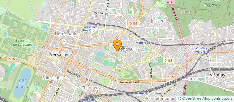 localisation de l'entreprise ASS DES RESIDENTS DE RES CLUB LIBERTY à VERSAILLES