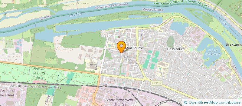 localisation de l'entreprise ASS DES RESSORTISSANTS DE WENDOU-NODY ET DAIBA  MANTES-LA-JOLIE