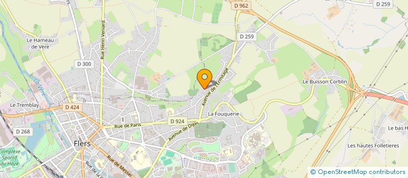 localisation de l'entreprise ASS DES RIVIEAINS DES RUES D ATHIS à FLERS